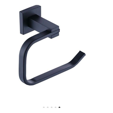 Kit Acessório para Banheiro em Aço Inox Preto Fosco