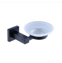 Ver imagem 4 de Kit Acessório para Banheiro em Aço Inox Preto Fosco