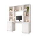 Ver imagem 1 de Mesa para Computador e Escritório Smart Multimóveis 2 Portas 5 Prateleiras Home Office MP6104