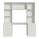 Ver imagem 6 de Mesa para Computador e Escritório Smart Multimóveis 2 Portas 5 Prateleiras Home Office MP6104