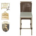 Ver imagem 2 de Mesa Bistrô com 4 Banquetas Roma Fendi Corda Náutica 3 Trama Marrom