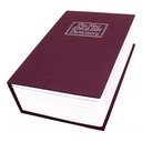 Ver imagem 2 de Cofre Camuflado C/chave Formato de Livro Guarda Valores 24cm:vermelho
