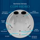 Ver imagem 4 de Banheira Redonda Veneza Completa com Hidro em Acrílico - 220v
