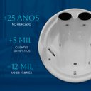 Ver imagem 5 de Banheira Redonda Veneza Completa com Hidro em Acrílico - 220v