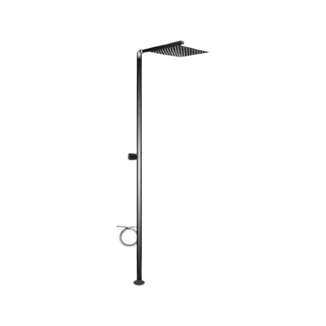 Chuveiro Preto em Aço Inox 304 - Ducha Quadrada - 1
