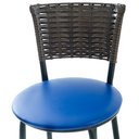 Ver mais imagens de Kit 2 Banquetas Baixa de Cozinha Encosto Junco