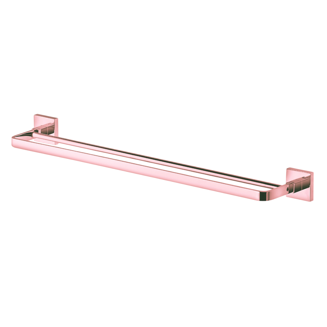 Toalheiro Barra Duplo Lorenzetti - Dourado:rose Gold - 1