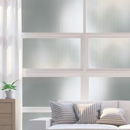 Pelicula Adesivo Eletrostatica Vidro Canelado Transparente - 5 Pelicula Adesivo Eletrostatica Vidro Canelado Transparente - 5