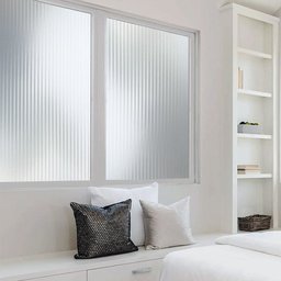 Pelicula Adesivo Eletrostatica Vidro Canelado Transparente - 6 Pelicula Adesivo Eletrostatica Vidro Canelado Transparente - 6