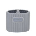 Ver imagem 1 de Porta Escova Cinza e Prata 11x12x7cm - Espressione