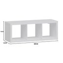 Ver imagem 6 de Nicho Com Divisória E 2 Prateleiras branco em MDF Em U MDF Banheiro Papel Higiênico 15mm 40x18x12cm