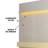 Painel Ripado para Tv 85 Polegadas Branco Off White Jax Jm Móveis - 3