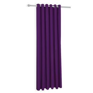 Cortina Roxa Oxford Uma Folha 150x250 Sala/quarto Fabritex