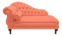 Ver imagem 2 de Recamier Divã Larissa 150cm Direito Suede:coral/liso