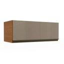 Ver imagem 1 de Armário Aéreo Cozinha Modulado Maxxi G770 C/ 1 Porta Basculante C/ Vidro 80cm Canela - Kappesberg