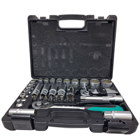 Jogo Soquete Encaixe 1/2" 41 Peças - Stels