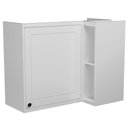 Ver imagem 1 de Armário Aéreo de Canto Herval Liz 1 Porta, Branco, 92,5 Cm