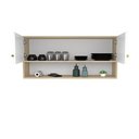Ver imagem 5 de Armário Aéreo Cozinha Modulado 2 Portas Compactas Bege/Dubai/Branco