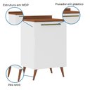 Ver imagem 7 de Balcão de Cozinha 1 Porta com Tampo 0,59m Favorita Branco / Natura