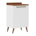 Ver imagem 1 de Balcão de Cozinha 1 Porta com Tampo 0,59m Favorita Branco / Natura
