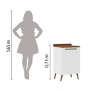 Ver mais imagens de Balcão de Cozinha 1 Porta com Tampo 0,59m Favorita Branco / Natura