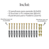 4 Suportes Prateleira Invisível Inverso Mão Francesa 30cm Aço Alta Resistência Design Moderno - 3