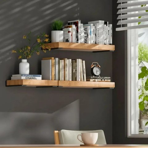 4 Suportes Prateleira Invisível Inverso Mão Francesa 30cm Aço Alta Resistência Design Moderno