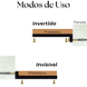 4 Suportes Prateleira Invisível Inverso Mão Francesa 30cm Aço Alta Resistência Design Moderno - 11