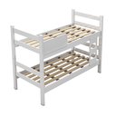 Ver imagem 5 de Beliche Branca Infantil Madeira Design Moderno Desmontável