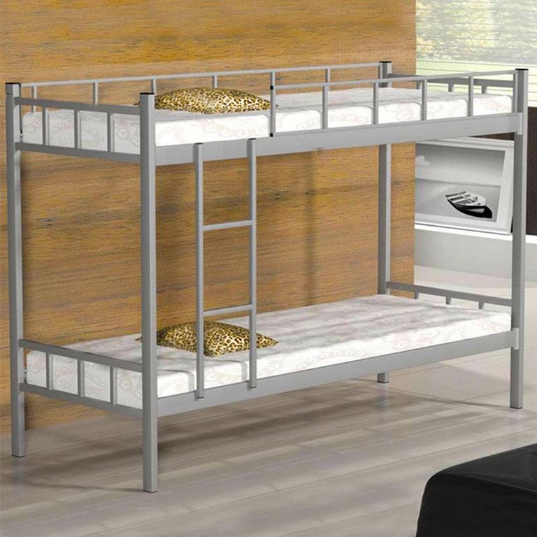 Beliche de Aço Tubular Reforçado Mônaco Cinza