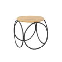 Ver imagem 1 de Mesa de Centro Luigi 450 Lâmina Natural de Madeira Pés em Estrutura Metálica Pollo Decor