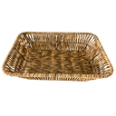 Ver imagem 2 de Cesta Retangular Marrom Sintético 24x17x8cm Amigold