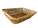Ver imagem 3 de Cesta Retangular Marrom Sintético 24x17x8cm Amigold