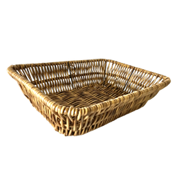 Cesta Retangular Marrom Sintético 24x17x8cm AmiGold - 3