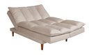 Ver imagem 4 de Sofá Cama Vancouver Suede 3 Lugares Areia 376 Império Estofados
