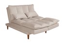 Ver imagem 5 de Sofá Cama Vancouver Suede 3 Lugares Areia 376 Império Estofados