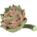 Ver imagem 1 de VERDOR ADORNO 19x16x14cm RESINA ROSA ALCACHOFRA