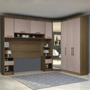 Ver imagem 1 de Guarda Roupa Casal Modulado Cp04 Delphi Avelã/cinnamon L01 - Mpozenato