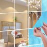 Adesivo Espelhado 3D Para Parede E Azulejos 9 Peças 15X15Cm - 4