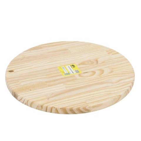 Tampo Redondo de Madeira Pinus (3x60x60)