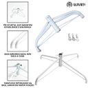 Ver imagem 5 de Árvore de Natal Alpina Neve Pequena Nevada Luxo 1.50 Pinheiro 400 Galhos Branca Cheia