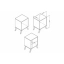 Ver imagem 2 de Mesa Cabeceira Casal RT3013 Rustico - Movelbento