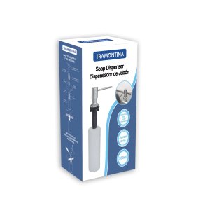Dosador de Sabão em Aço Inox com Recipiente Plástico 500 Ml - Tramontina