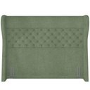 Ver imagem 4 de Kit Cabeceira Cama Box Casal 140 Cm Madrid com Puff Recamier Santorini P05 Bouclê Oliva - Lyam