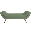 Ver imagem 5 de Kit Cabeceira Cama Box Casal 140 Cm Madrid com Puff Recamier Santorini P05 Bouclê Oliva - Lyam