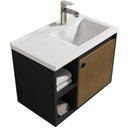 Ver imagem 4 de Conjunto Gabinete com Cuba e Espelheira Juárez Preto/ripado