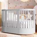 Ver imagem 1 de Berço Evolutivo Redondo 3 em 1 Wave Divicar Cinza