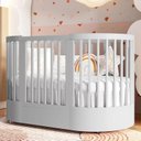 Ver imagem 1 de Berço Evolutivo Redondo 3 em 1 Wave Divicar Cinza