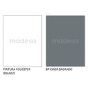 Ver imagem 4 de Balcão Armário de Cozinha 40 cm 3 Gavetas Branco/Cinza Agata Madesa