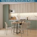 Ver imagem 7 de Kit 4 Cadeiras com Braços Empilhável Copacabana Fratini Aço Carbono Fendi Trama Corda Náutica